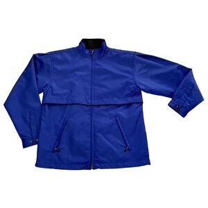 Cutter & Buck Women's Jacket Small Blue Vented Golf Jacket‎ Pockets Full Zip EUC